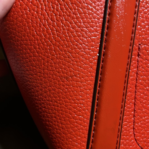 Michael Kors Red Leather Mini Bag - Picture 5 of 8
